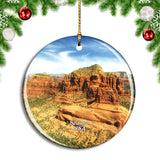 USA America Sedona Arizona Christmas Ornament