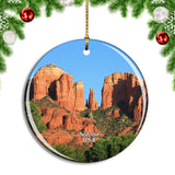 USA America Sedona Canyon Arizona Christmas Ornament