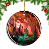 USA America Sevierville Forbidden Caverns Christmas Ornament