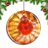 USA America Tacoma Chihuly Bridge of Glass Christmas Ornament