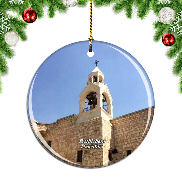 Church of the Nativity Bethlehem Palestine Christmas Ornament