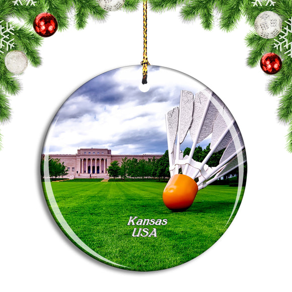 USA America The Nelson-Atkins Museum of Art Kansas Christmas Ornament