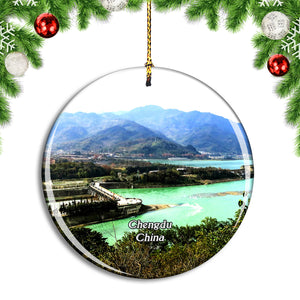 China Chengdu Dujiangyan Christmas Ornament