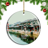 China Confucius Temple in Nanjing Christmas Ornament