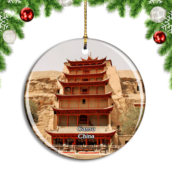 China Gansu Dunhuang Mogao Grottoes Christmas Ornament