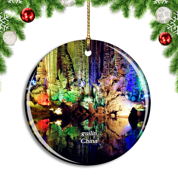 China Karst cave guilin Christmas Ornament