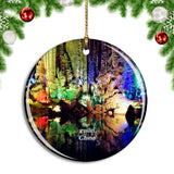 China Karst cave guilin Christmas Ornament