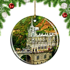 Colombia Las Lajas Sanctuary Pasto Christmas Ornament