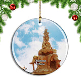 China Sichuan Golden Top Mount Emei Christmas Ornament