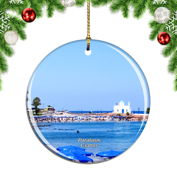 Protaras Paralimni Cyprus Christmas Ornament