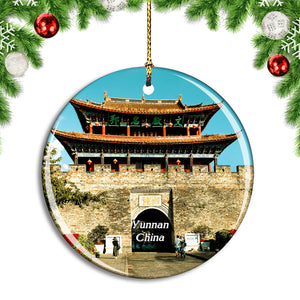 China Yunnan Dali Old Town Christmas Ornament