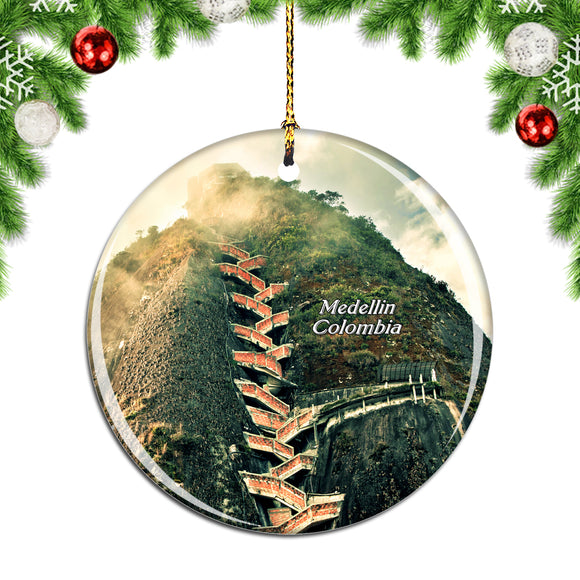 Colombia Medellin Christmas Ornament