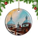 Ecuador Cathedral Of Cuenca Basin Christmas Ornament