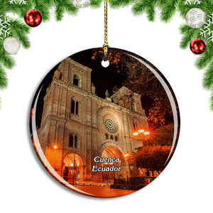 Ecuador Cathedral Of Cuenca Christmas Ornament