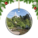 Colombia Mount Monserrate Bogota Christmas Ornament