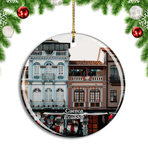 Ecuador Cuenca City Christmas Ornament