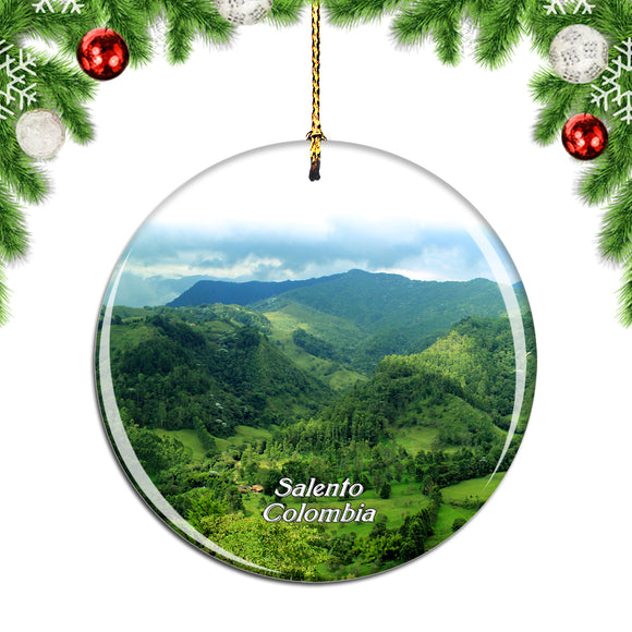 Colombia Salento Christmas Ornament