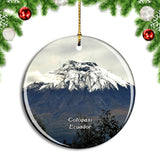 Ecuador Pichincha Volcano Cotopaxi Christmas Ornament