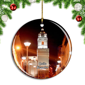 Ecuador Quito Church The Merced Historic Centre Christmas Ornament