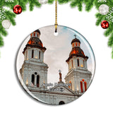 Ecuador Santo Domingo Basin Church Christmas Ornament