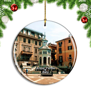 Italy Acqui Terme La Bollente Christmas Ornament