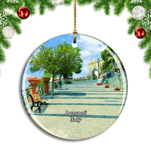 Italy Agropoli Christmas Ornament