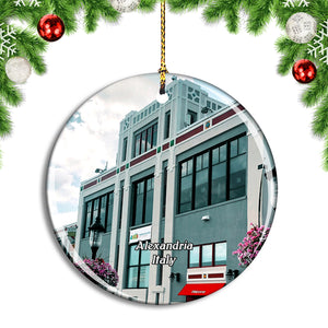 Italy Alexandria Torpedo Factory Art Center Christmas Ornament