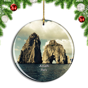 Italy Amalfi Capri Christmas Ornament