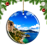 Italy Amalfi Coast Sea Beach Christmas Ornament