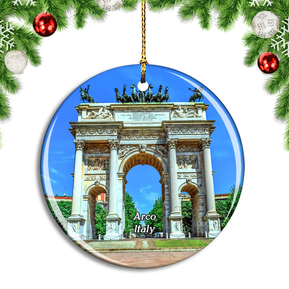 Italy Arco Della Pace Christmas Ornament