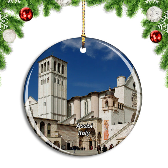 Italy Assisi Francis Church Christmas Ornament