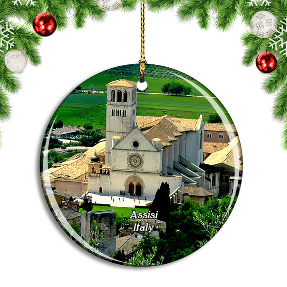 Italy Assisi San Francesco Basilica Christmas Ornament