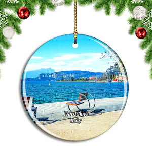 Italy Bardolino Lago Di Garda Christmas Ornament