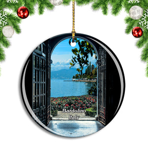 Italy Bardolino Lake Christmas Ornament