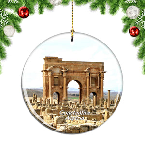 Constantine Algeria Christmas Ornament