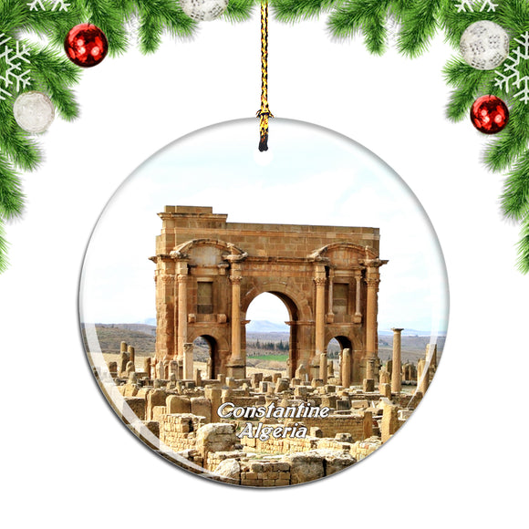 Constantine Algeria Christmas Ornament