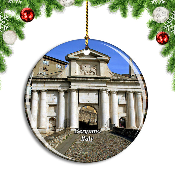 Italy Bergamo S Door James City Entrance Christmas Ornament