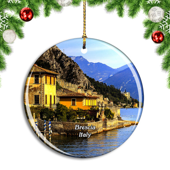 Italy Brescia Limone Garda Christmas Ornament