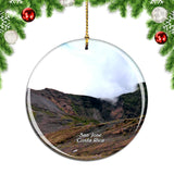 Costa Rica Irazu volcano San Jose Christmas Ornament