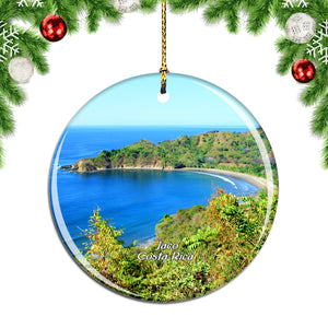 Costa Rica Jaco Beach Christmas Ornament