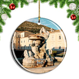 Italy Caserta Statue Fontana Christmas Ornament