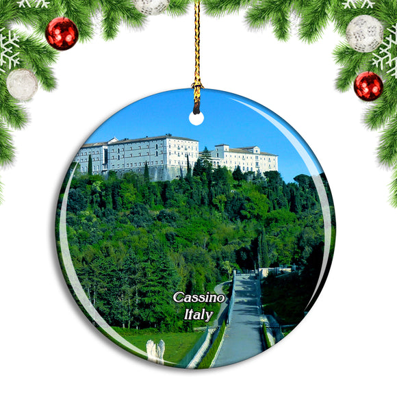 Italy Cassino Christmas Ornament