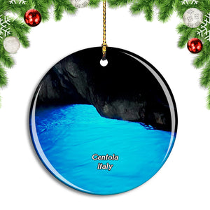 Italy Centola Grotte Marine di Capo Palinuro Christmas Ornament