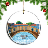 Italy Chioggia Bridge Christmas Ornament