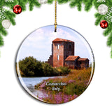 Italy Comacchio Nature Reserve Christmas Ornament