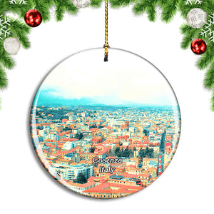 Italy Cosenza City Christmas Ornament