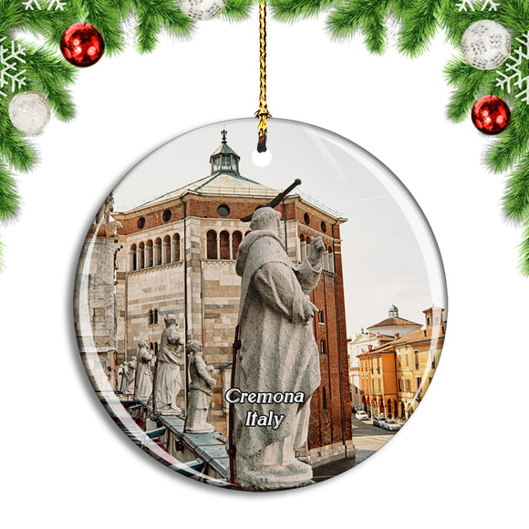 Italy Cremona Cathedral Christmas Ornament