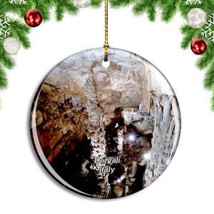 Italy Dorgali Grotta di Ispinigoli Christmas Ornament