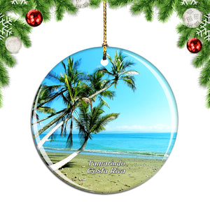 Costa Rica Tamarindo Beach Christmas Ornament