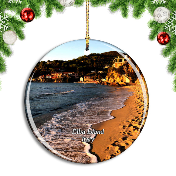 Italy Elba Island Christmas Ornament